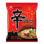 Soupe / Nouilles instantanées coréennes SHIN RAMYUN pimentées 120g - Marque Nongshim 