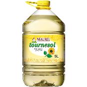 Huile végétale de tournesol 5L pour friture - Marque Maurel