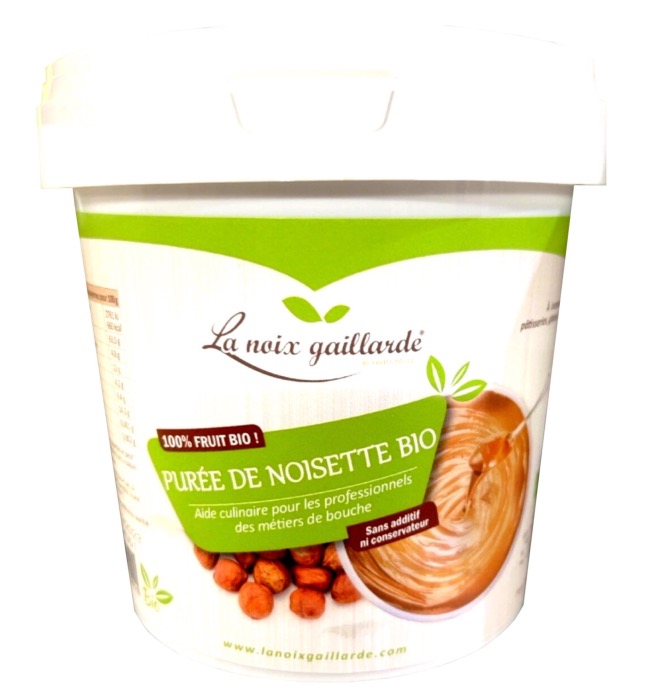 La Noix Gaillarde Purée de Noisette BIO 1kg/Seau