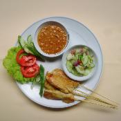 Sauce SATAY / Saté pour barbecue et accompagnement 250ML - Marque Yeo's - Sans conservateur