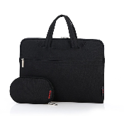 Sacoche multifonctions à ordinateur portable 14" avec housse de rangement - Noir
