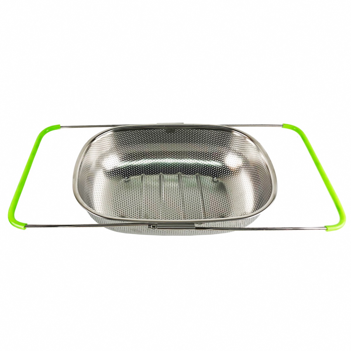 Passoire Rectangulaire Inox - 2 Tailles (19.5x12.5x7.5 Cm Et 20.8x17.5x5 Cm), Panier Tamis Pour Friture, Légumes