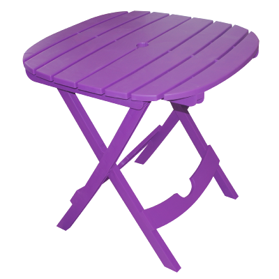Table de jardin - Pliable - Sans chaises (Violet)
