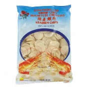 Chips à la crevette "Sa Giang" / Beignets de crevettes à frire 1KG - Marque Red Roses