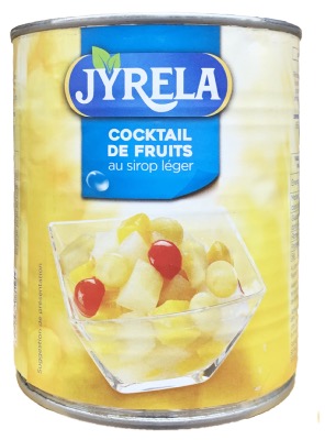 Cocktail de Fruits - Salades de Fruits 840g/Boîte - Marque Jyrela