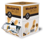 Moutarde de Dijon Gilbert 250 x 4g/Boîte