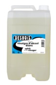 Vinaigre d'Alcool Blanc 8% d'Acidité Desbois 10L/Bidon