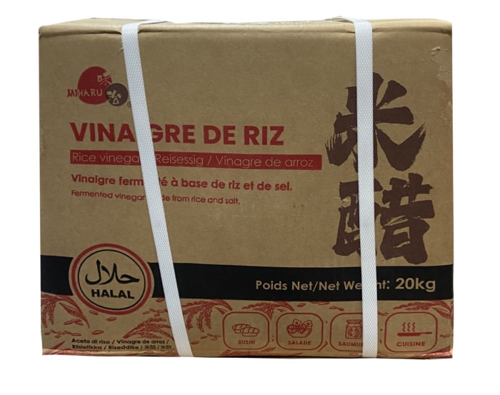 MIHARU Vinaigre de Riz Japonais pour Sushi, Salade, Saumure, Cuisine 20L/BIB