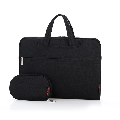 Sacoche multifonctions à ordinateur portable 14" avec housse de rangement - Noir