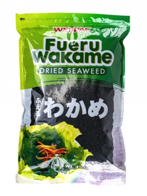 Algues Séchées Wakame japonaises "Fueru Wakame" 453g/Sachet - Marque Wel-Pac