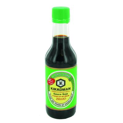 Sauce de soja allégée en sel Kikkoman 250ML (salée)