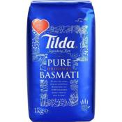 Riz Basmati Long Pure Original - Marque TILDA - Sans Gluten 1kg/Sachet