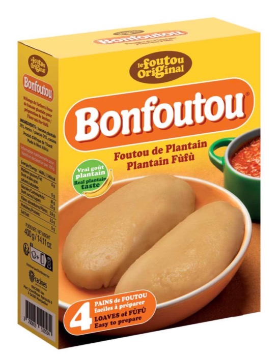 Bonfoutou Foutou de plantain 400g/Boite