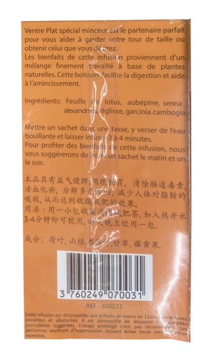 Fine Tonic Infusion Ventre Plat 40g (20 sachets x 2g)/Boite