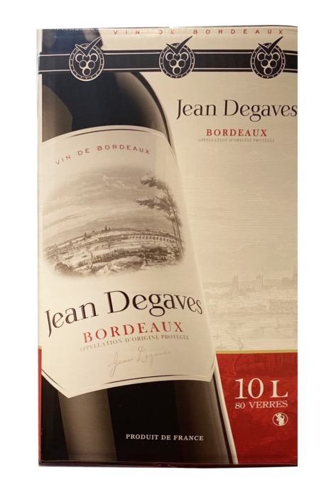 Jean Degaves Bordeaux Fontaine à Vin 10L/BIB