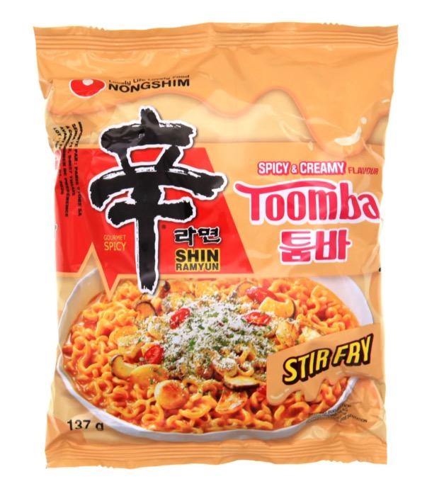 Nouilles Nongshim Toomba Saveur Epicée et Crémeuse 137g/Sachet