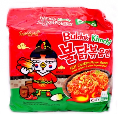 Samyang Buldak Poulet Epicé, Ramen Kimchi 135g/Sachet