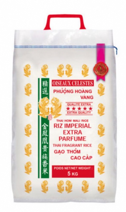 Riz Thai impérial extra parfumé qualité premium 5kg/Sac