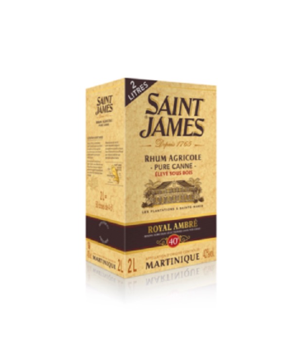 St James Rhum Ambré 40° Fontaine 2L/Boite