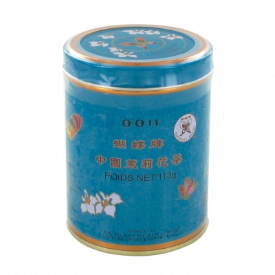 Thé au Jasmin de Chine en vrac - Qualité premium - Marque Butterfly - 113g