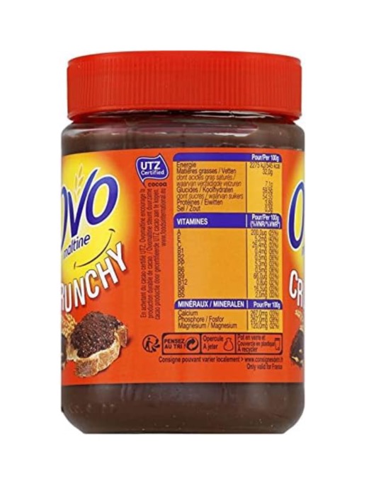 OVOMALTINE - Pâte À Tartiner Crunchy 360g/Boite