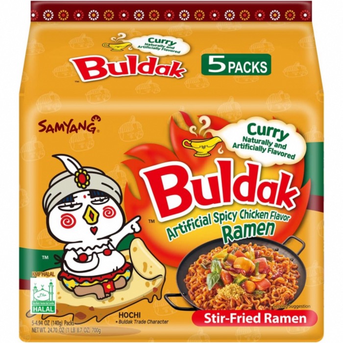 Samyang Buldak Ramen au Curry de Poulet 140g/Sachet