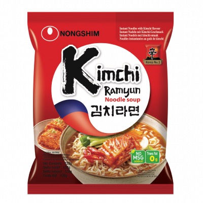 Nouilles instantanées saveur Kimchi - Marque Nongshim 120g/Sachet