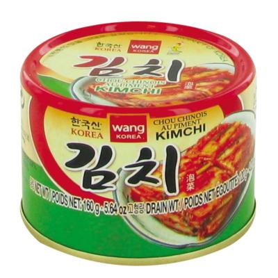 Kimchi en conserve (chou chinois pimenté) 160g - Marque WANG