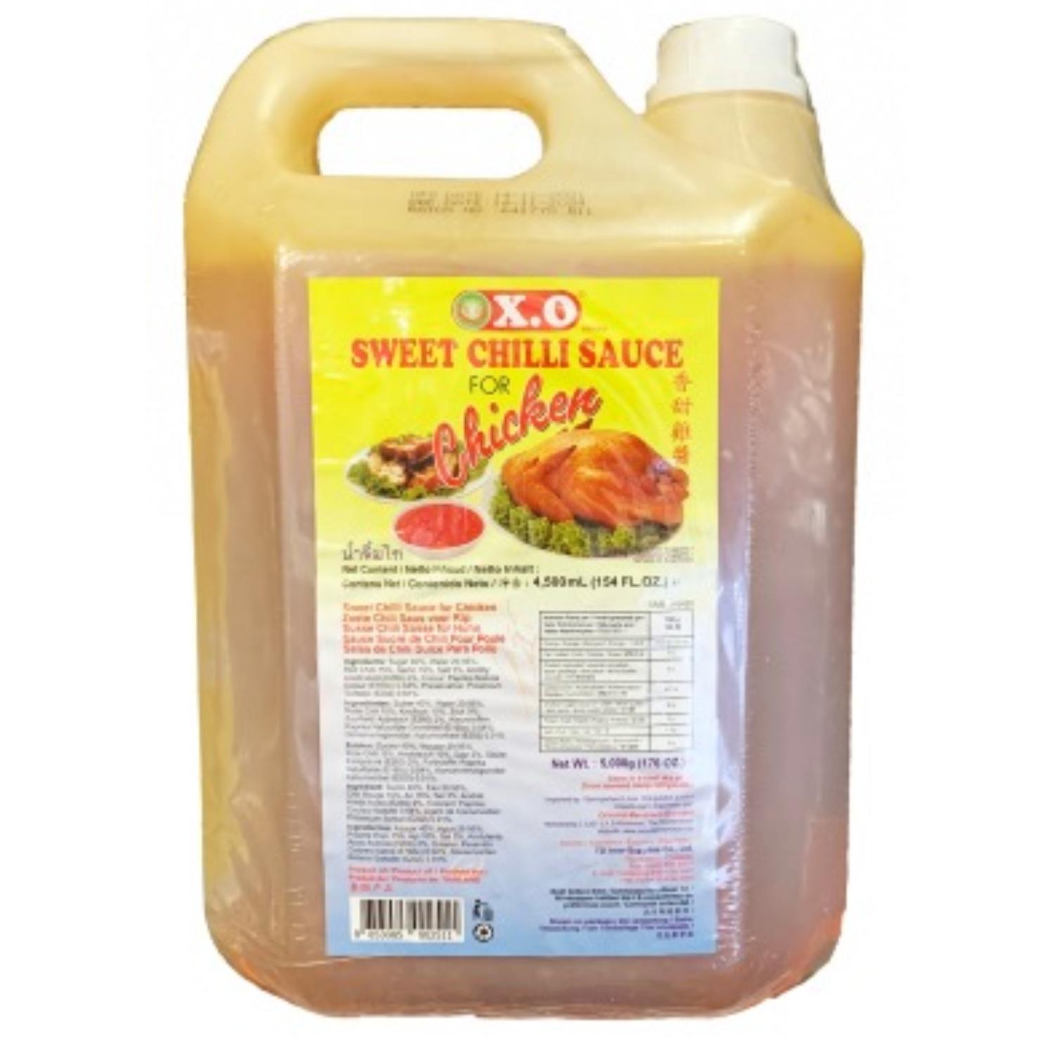 Sauce Thaïlandaise Pimentée Sucrée (aigre-douce) Spéciale pour Viande et Volaille 4,5L/Bidon