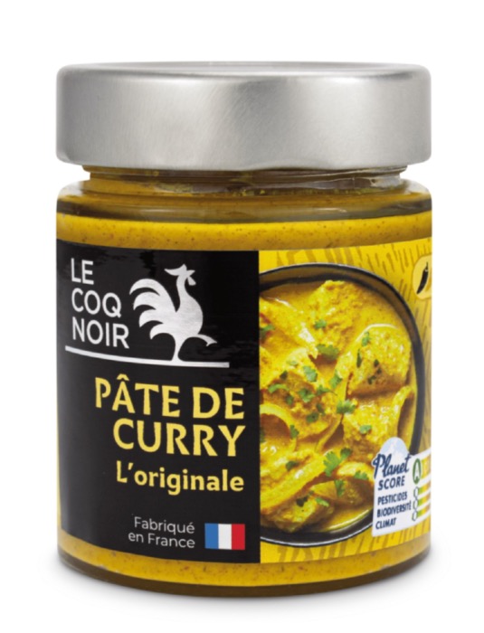 Le Coq Noir Pâte de Curry BIO 130g/Pot