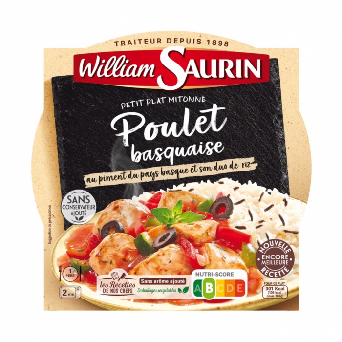 William Saurin Poulet basquaise au piment 285g