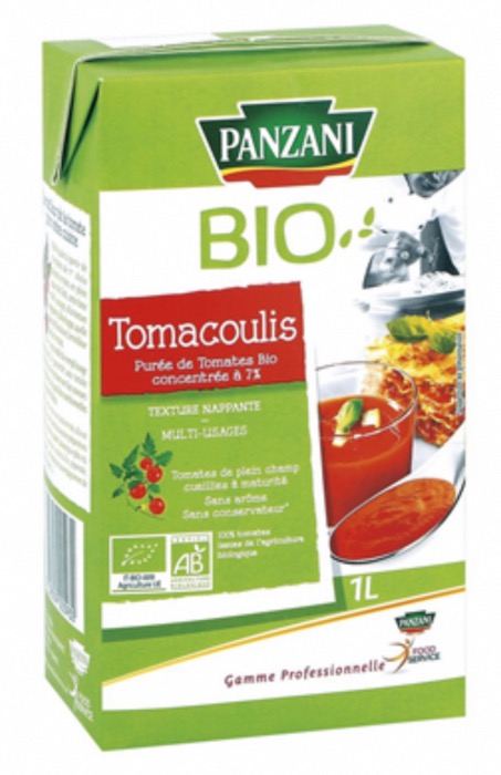 Coulis De Tomate BIO Panzani 1L/Brique