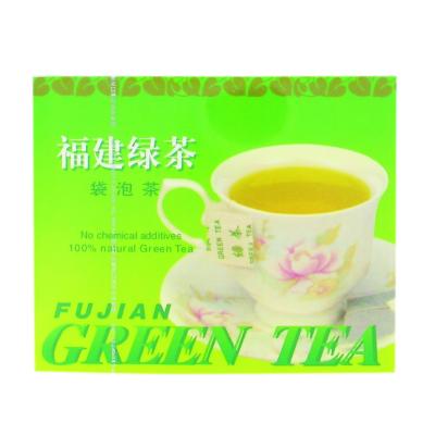 Thé Vert Fujian de Chine 100% naturel - Boîte de 50 sachets de 2g