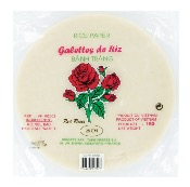 Galettes de Riz 28cm Pour Nems et Rouleaux de Printemps - Marque Red Roses 1kg/Sachet