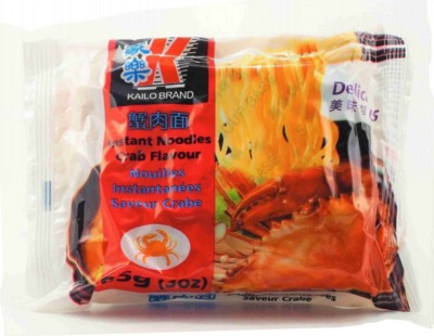 Nouille Instantanée Saveur Crabe 85g/Sachet