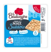 Pain Suédois La Boulangère 180g/Sachet