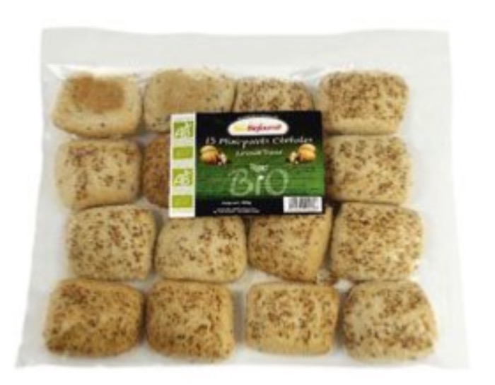 Mini Pavé aux Céréales BIO Biofournil 15 x 80g/Paquet