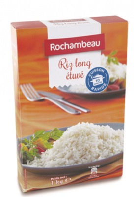 Riz long étuvé 10min Rochambeau 1kg/Sachet