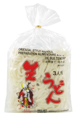 Udon Frais pour 3 Personnes 600g (200g x 3)/Sachet