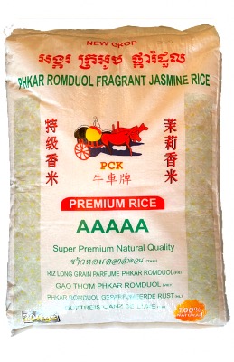 Riz Long du Cambodge extra parfumé au Jasmin 20KG "Gao Thom" - Qualité Premium - Année 2023