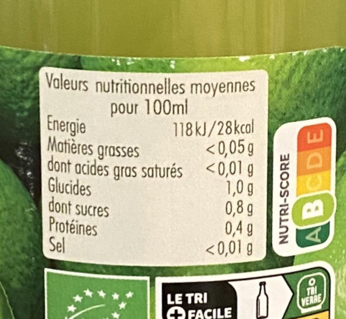 Siracuse Jus de Citron Vert BIO 50cl/Bouteille