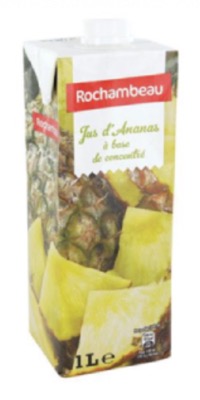 Jus d'Ananas Rochambeau 1L/Brique