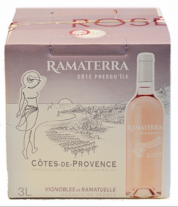 Côtes-de-Provence Ramaterra Les Vignerons de Ramatuelle Fontaine Bag in Box 3L 