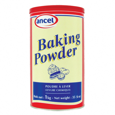 Levure chimique / Poudre à lever "Baking Powder" - Grand format 1KG - Marque Ancel - Origine France