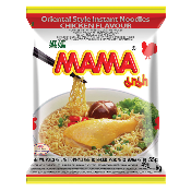 Soupe de nouilles instantanées en sachet saveur Poulet 55g - Marque MAMA