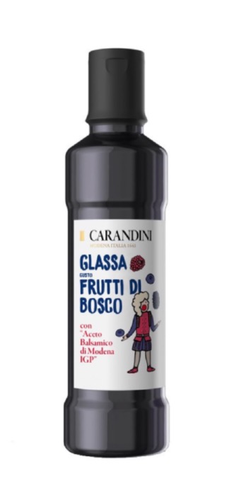 Carandini Crème de Vinaigre Balsamique aux Fruits des Bois 250ML/Bouteille