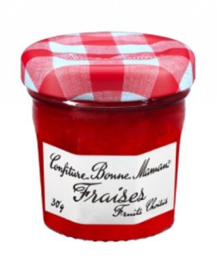 Confiture de fraises Bonne Maman 30g/pot