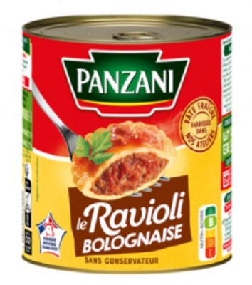 Raviolis à la Bolognaise Panzani 800g/Boite