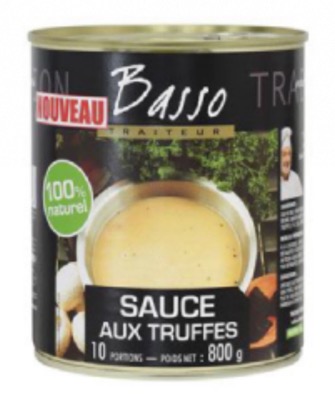Sauce aux Truffes Basso 800g/Boite