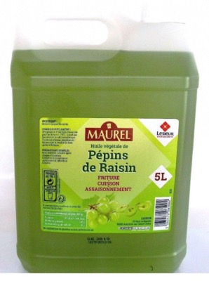 Huile de Pépin de Raisin Maurel 5L/Bidon